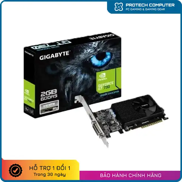Card màn hình Gigabyte GeForce GT 730 2GB GDDR5